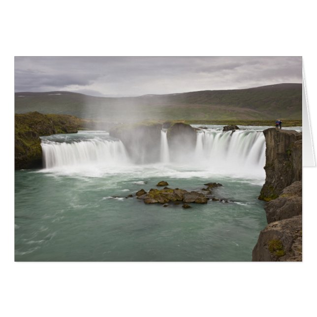 IJsland. Uitzicht op de Godafoss-waterval aan de (Voorkant Horizontaal)