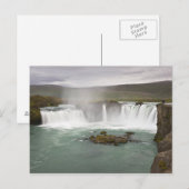 IJsland. Uitzicht van Godafoss-Herfsten over de Briefkaart (Voorkant / Achterkant)
