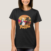 IJsland - Varkensvogel - palmboom Puffi T-shirt (Voorkant)