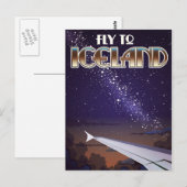 IJsland vechtposter Briefkaart (Voorkant / Achterkant)