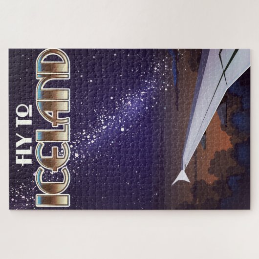 IJsland vechtposter Legpuzzel (Horizontaal)