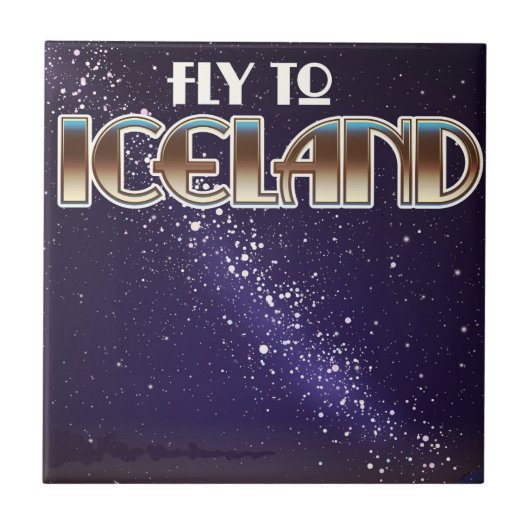 IJsland vechtposter Tegeltje (Voorkant)
