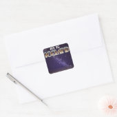 IJsland vechtposter Vierkante Sticker (Envelop)