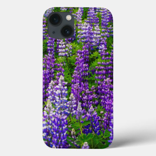 IJsland. Vik i Myrdal. Lupineveld Case-Mate iPhone Case (Achterkant)