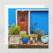 IJsland Viking Door Feestdagenkaart (Voorkant / Achterkant)