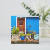 IJsland Viking Door Feestdagenkaart (Staand voorkant)