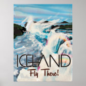 IJsland Vintage Travel Poster (Voorkant)