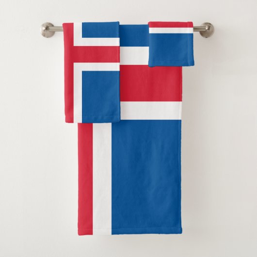 IJsland Vlag Bad Handdoek (Insitu)