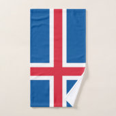 IJsland Vlag Bad Handdoek (Handdoek)