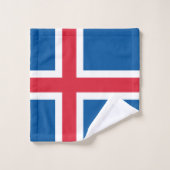 IJsland Vlag Bad Handdoek (Wasdoekje)