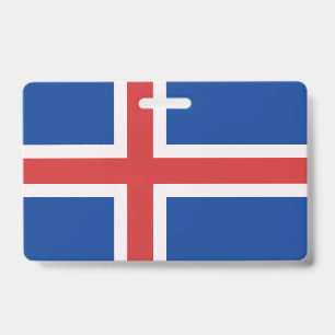 IJsland vlag Badge
