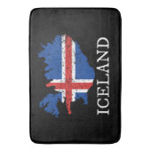 IJsland Vlag Badmat (Voorkant Verticaal)