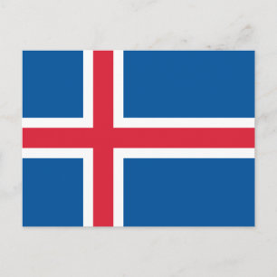 IJsland Vlag Briefkaart