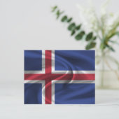 IJsland Vlag Briefkaart (Staand voorkant)