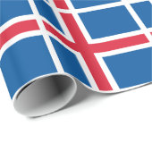 IJsland Vlag Cadeaupapier (Rol Hoek)