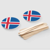 IJsland Vlag Handwaaier (Niet-gemonteerd)