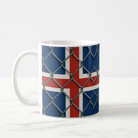 IJsland Vlag Hek  Koffiemok (Links)