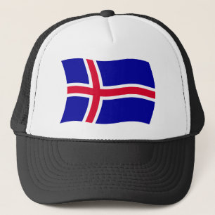 IJsland Vlag Hoed Trucker Pet