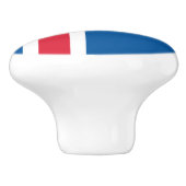IJsland Vlag Keramische Knop (Zijkant)