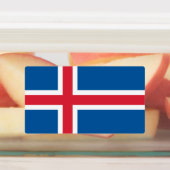 IJsland Vlag Labels (Aangebracht)