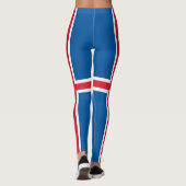 IJsland Vlag Leggings (Achterkant)
