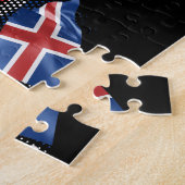 IJsland vlag Legpuzzel (Zijkant)