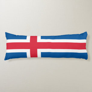 IJsland Vlag Lichaamskussen