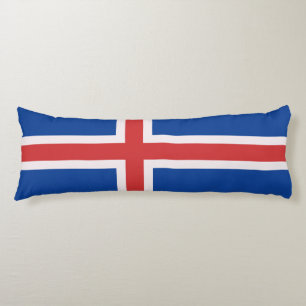 IJsland vlag Lichaamskussen
