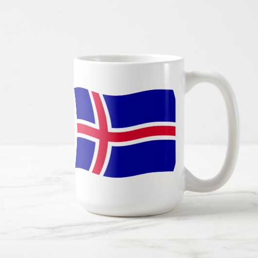 IJsland Vlag Mok (Rechts)