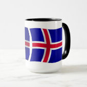 IJsland Vlag Mok (Voorkant rechts)