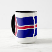 IJsland Vlag Mok (Voorkant links)