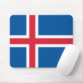 IJsland Vlag Muismat (Met muis)