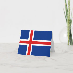 IJsland Vlag Notitiekaart