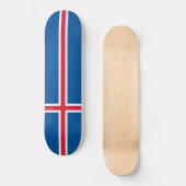 IJsland Vlag Persoonlijk Skateboard (Voorkant)