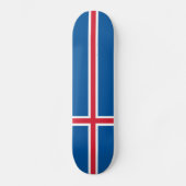 IJsland Vlag Persoonlijk Skateboard (Voorkant)