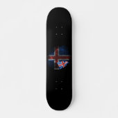 IJsland vlag Persoonlijk Skateboard (Voorkant)