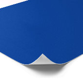 IJsland vlag Poster (Hoek)