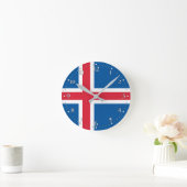 IJsland Vlag Ronde Klok (Huis)