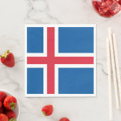 IJsland Vlag Servet (Insitu)