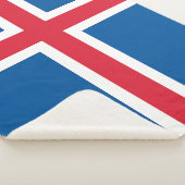 IJsland Vlag Sherpa Deken (3/4)