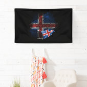 IJsland vlag Spandoek (Insitu)