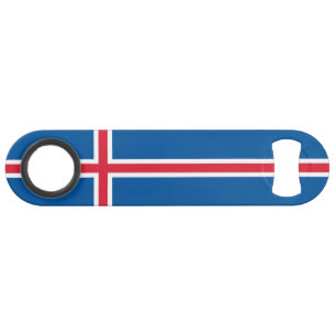 IJsland Vlag Speed Flessenopener