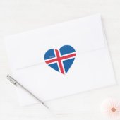 IJsland vlag Splendid Patriotic Hart Sticker (Envelop)
