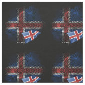 IJsland vlag Stof (Swatch)