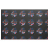 IJsland vlag Stof (Fat Quarter)