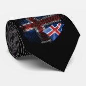 IJsland vlag Stropdas (Opgerold)
