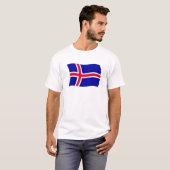 IJsland Vlag T-shirt (Voorkant volledig)