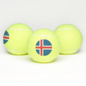 IJsland Vlag Tennisballen (Multi)