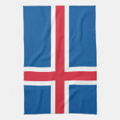 IJsland Vlag Theedoek (Verticaal)