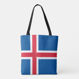 IJsland Vlag Tote Bag